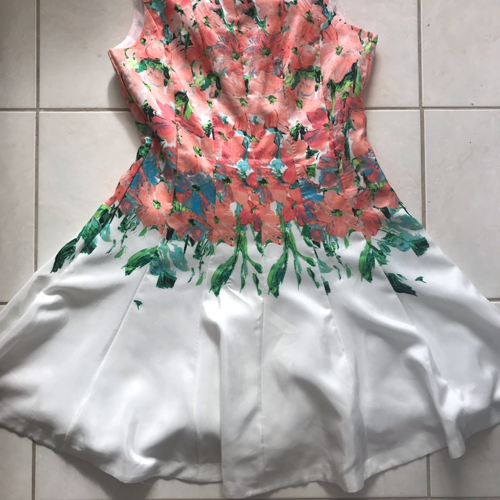Satin Floral Dress size 10